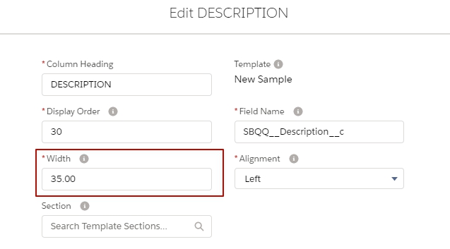 Salesforce CPQ Edit Description Fields